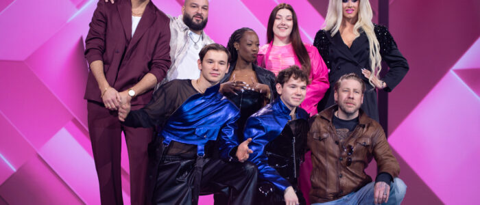 Bild på deltagarna i femte deltävlingen av Melodifestivalen 2024